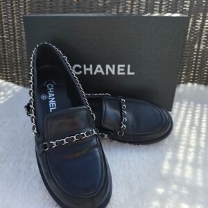 Chanel Black Womens Loafers